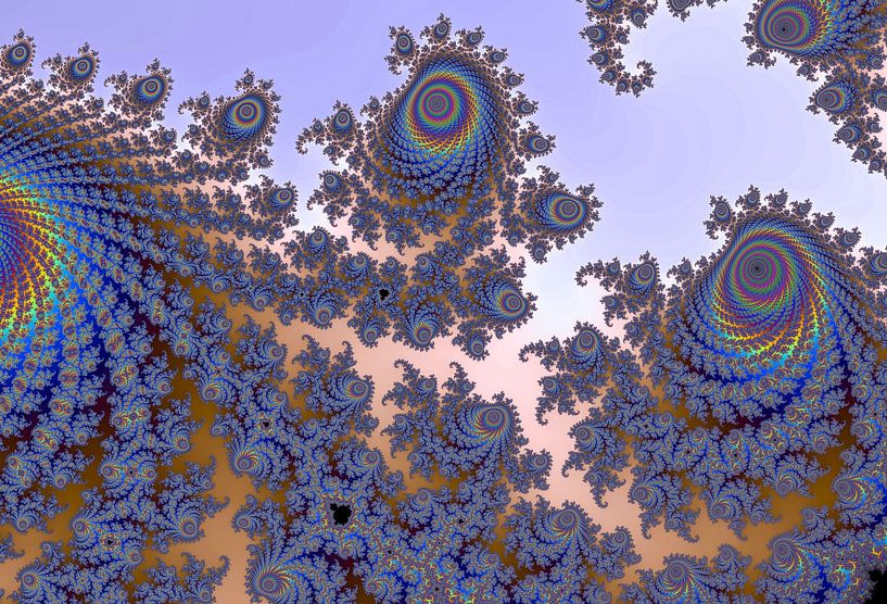 Fractale colorée - Mathématiques - Mandelbrot par MPfoto71