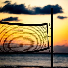 Sonnenuntergang am Strand von Foto Oger