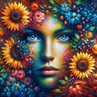 Une étreinte colorée