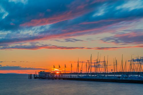 A sunset in Nonnenhorn