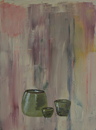 Dusty mint jars
