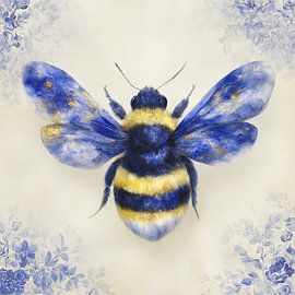 Delft Blue Bee - Modern Dutch Glory by Marijke Trienekens