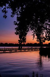 Romantischer Sonnenuntergang Kralinger See von Deborah de Meijer