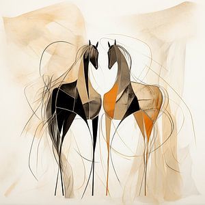 Mystiek Paardenensemble van Karina Brouwer