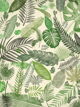 Tropical leaves van KB Design & Photography (Karen Brouwer)