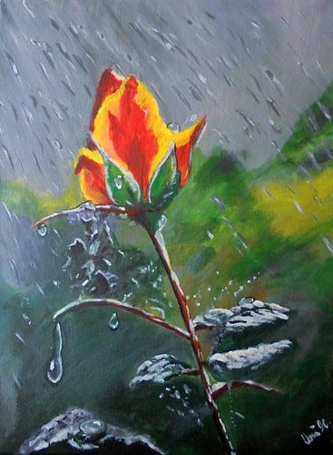 I stand in the rain and wait for you von Vera Markgraf