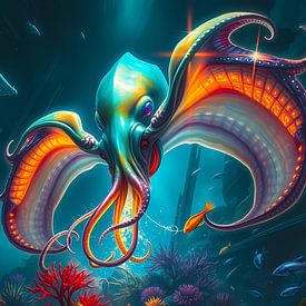 Alien-Tintenfisch von Linda de Klein