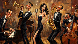 Vintage-Jazz-Nacht von HUGO