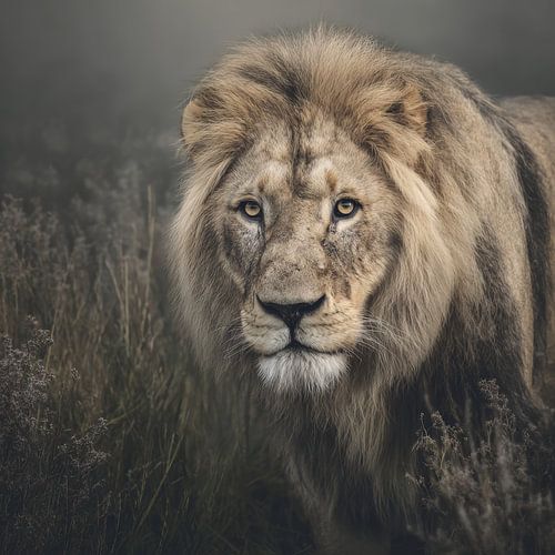 Lion dans Le Roi de la savane brumeuse