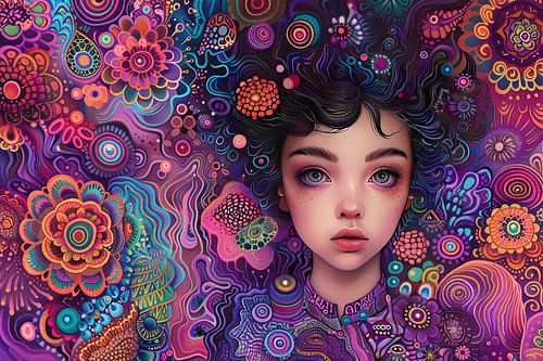 spiritual surrealist portrait