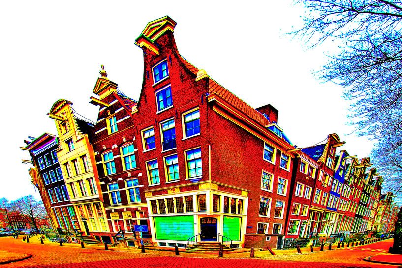 Colorful Amsterdam #117 par Theo van der Genugten