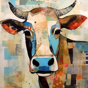 Cow by Wall Wonder