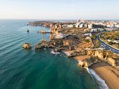 The Lagos coastline & the Ponta da Piedade. A morning in the Portuguese Algarve by David Gorlitz thumbnail