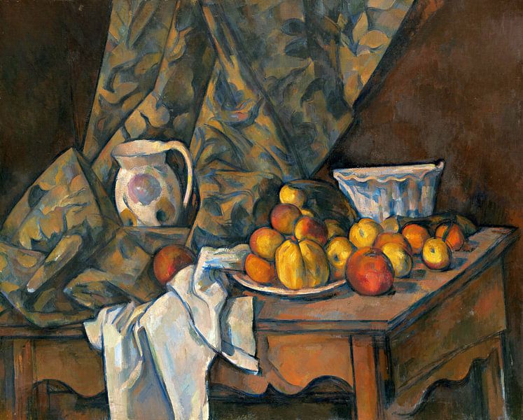 Paul Cézanne, Stillleben mit Äpfeln und Pfirsichen - 1905 von Atelier Liesjes
