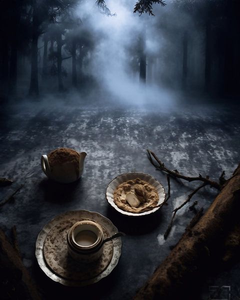 Ästhetisches Stillleben von fernlichtsicht