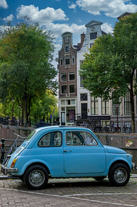 Oldtimer Fiat 500 Oldtimer in Amsterdam