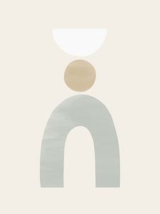 Balancing Shapes NO.3 | Salbei Grün