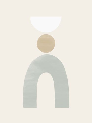 Balancing Shapes NO.3 | Salbei Grün