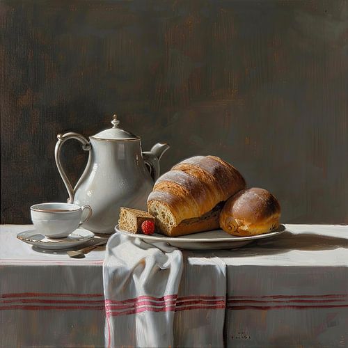 Table de petit déjeuner | Table élégante pour le thé du matin