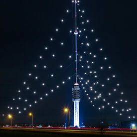 Gerbrandytoren grootste kerstboom by Ronald Molegraaf