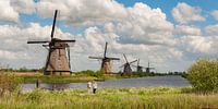 Dutch Mill at Kinderdijk