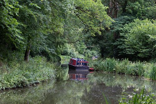 Narrowboat op het Kennet and Avon Canal
