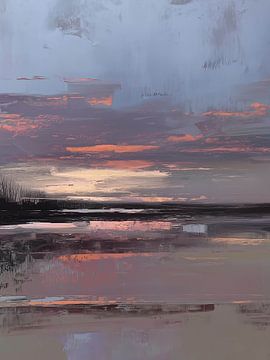 Stille im Spiegelbild von Color Square