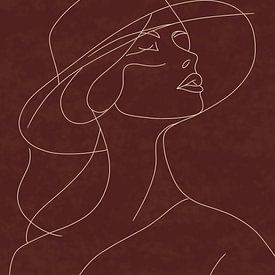 Woman in Lines by Gypsy Galleria