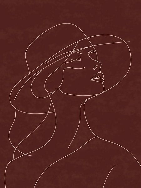Woman in Lines by Gypsy Galleria