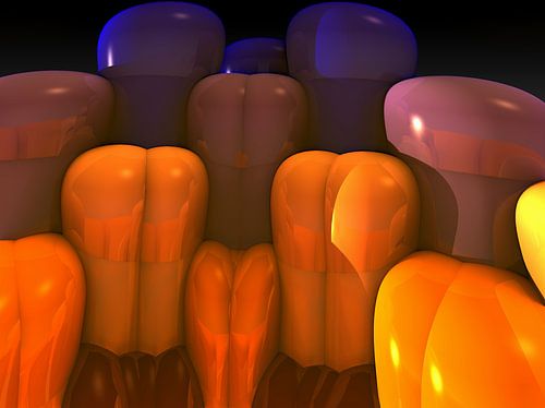 Rendu 3d illustration fractale fantaisie sur W J Kok