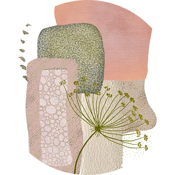 Delicaat roze en groen-1