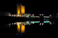 Museum Groningen bij nacht van Erwin Huizing thumbnail