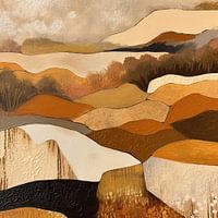 Abstract landscape painting - Earth at rest