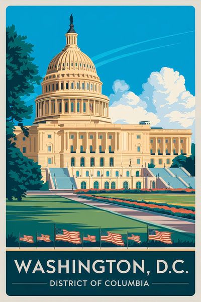 Washington, D.C. von Poster Art Shop