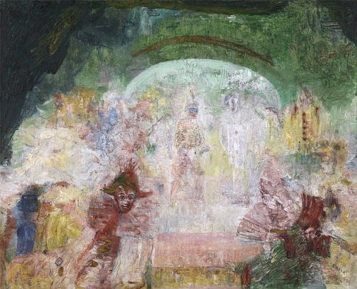 James Ensor. Masker toneel