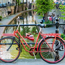 Rode fiets in Utrecht