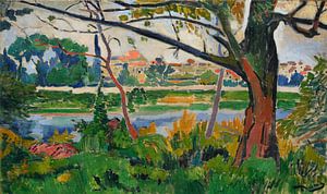 André derain, Ufer der Seine in Chatou