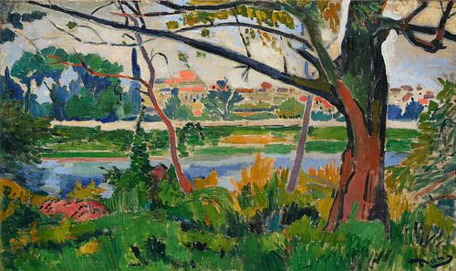 André derain, Oevers van de Seine in Chatou