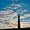 silhouet vuurtoren Den Helder - Huisduinen van eric van der eijk