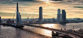 Rotterdam Skyline in the morning (Landscape) by Rob van der Teen