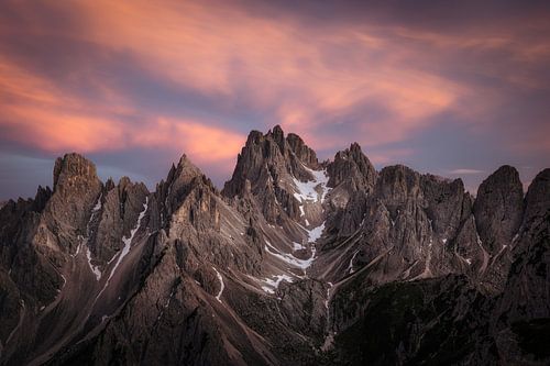 Sunset in the Dolomites