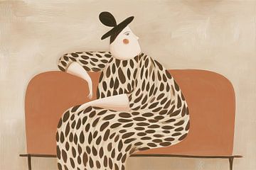 Tantchen auf dem Sofa