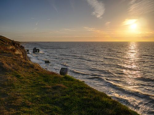 Sonnenuntergang Ahrenshoop Steilküste