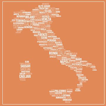 Italien Typografie von Stef van Campen