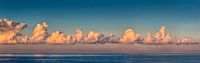 Panorama van wolken boven de Noordzee van Frans Lemmens thumbnail