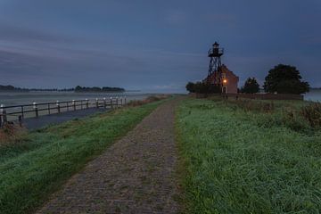 Sunrise choc pays province de Flevoland, Pays-Bas.