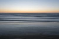 Untergehende Sonne am Meer