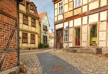 Half-timbered houses of Quedlinburg by Ilya Korzelius