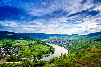 Kröv en Wolf vanaf Mont Royal aan de Moezel