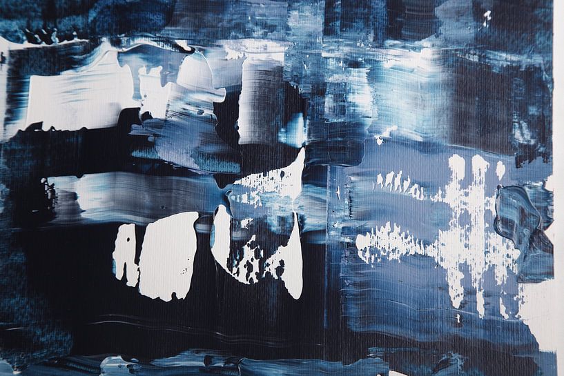 Blau tanzende Tiefen 3 von Carla Winants